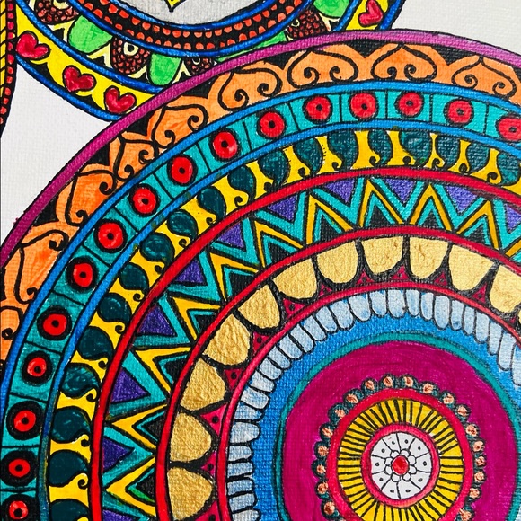 🏵🏵Chakras of life 🏵🏵- (Original) painting - Picture 3 of 6